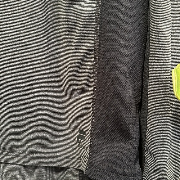 Men’s FILA Sport Black & Gray Quarter Zip Long Sleeve Pullover Size Large - Picture 4 of 8